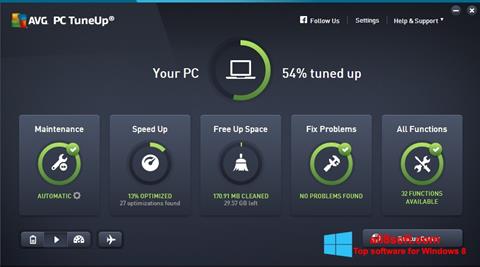 Screenshot AVG PC Tuneup für Windows 8