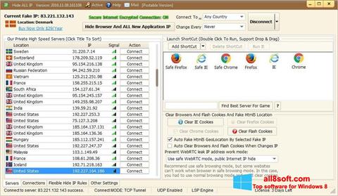Screenshot Hide ALL IP für Windows 8