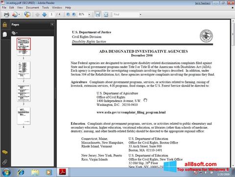 Screenshot Adobe Reader für Windows 8
