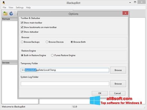 Screenshot iBackupBot für Windows 8