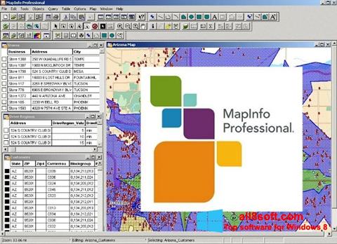 Screenshot MapInfo Professional für Windows 8