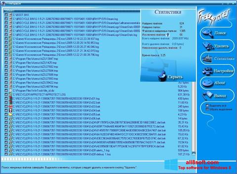Screenshot FreeSpacer für Windows 8