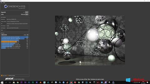 Screenshot CINEBENCH für Windows 8