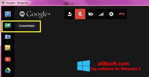 Screenshot Hangouts für Windows 8