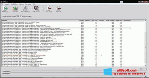 Screenshot MP3Gain für Windows 8
