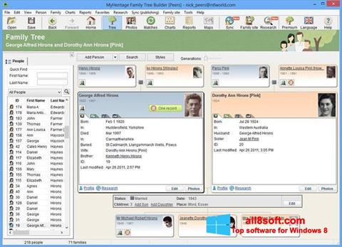 Screenshot Family Tree Builder für Windows 8