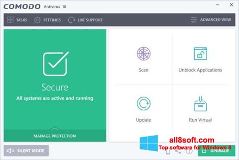 Screenshot Comodo Antivirus für Windows 8