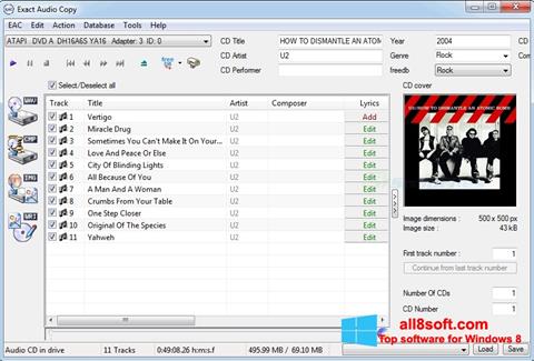 Screenshot Exact Audio Copy für Windows 8