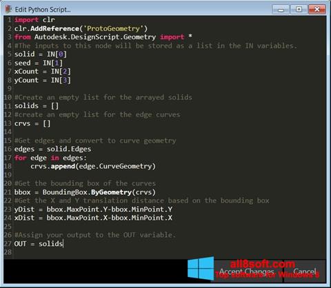 Screenshot Python für Windows 8