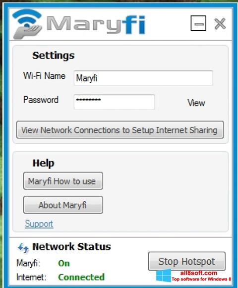 Screenshot MaryFi für Windows 8