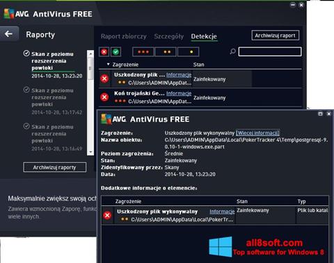 Screenshot AVG AntiVirus Free für Windows 8