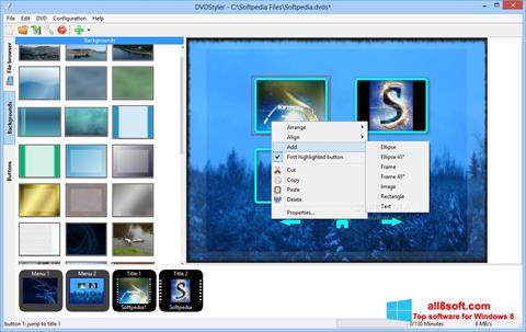 Screenshot DVDStyler für Windows 8