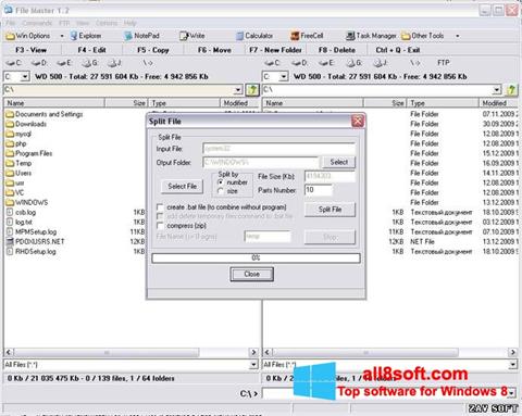 Screenshot File Master für Windows 8