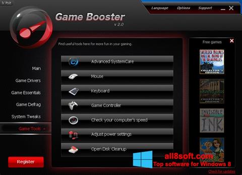 Screenshot Game Booster für Windows 8