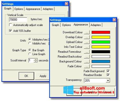Screenshot BitMeter für Windows 8
