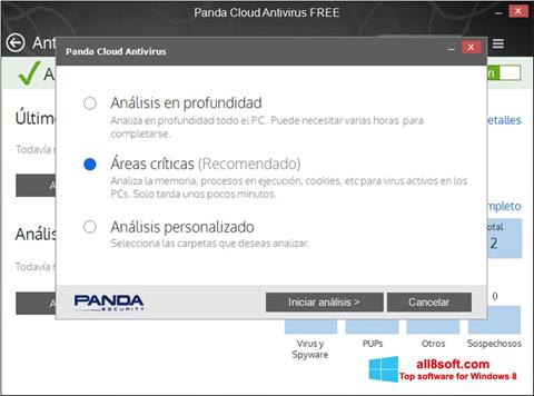 Screenshot Panda Cloud für Windows 8