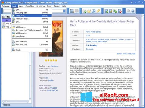 Screenshot All My Books für Windows 8
