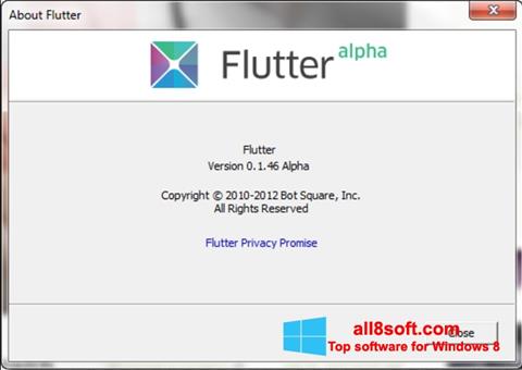 Screenshot Flutter für Windows 8