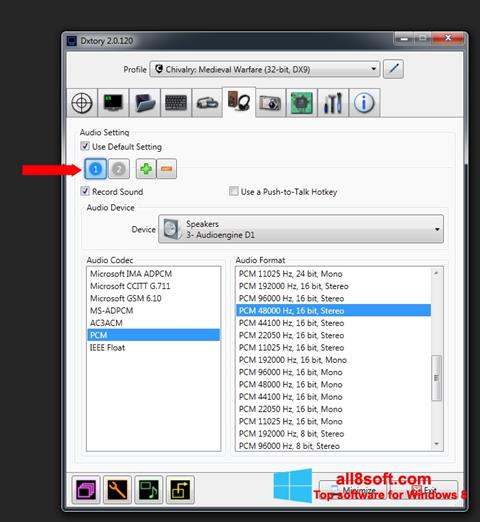Screenshot Dxtory für Windows 8
