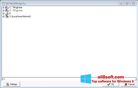 Screenshot KillCopy für Windows 8