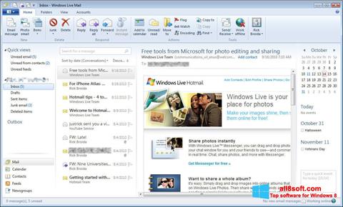 Screenshot Windows Live Mail für Windows 8