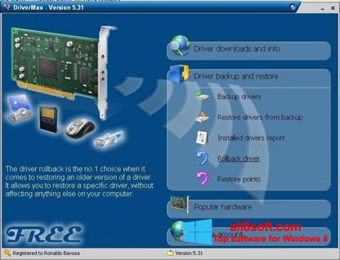 Screenshot Driver Cleaner für Windows 8