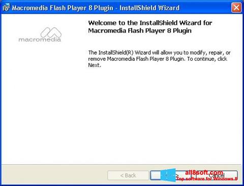 Screenshot Macromedia Flash Player für Windows 8
