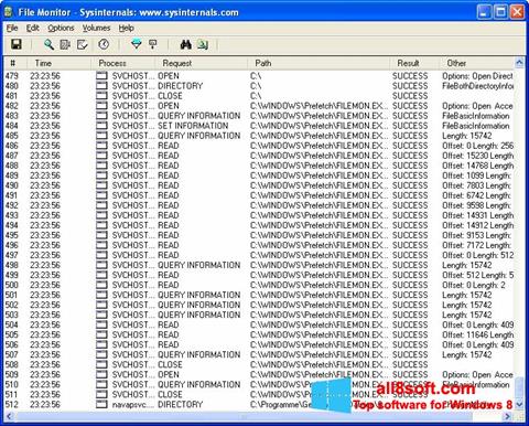 Screenshot FileMon für Windows 8