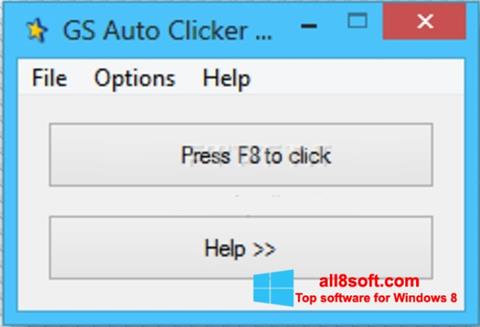 Screenshot GS Auto Clicker für Windows 8