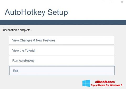 Screenshot AutoHotkey für Windows 8