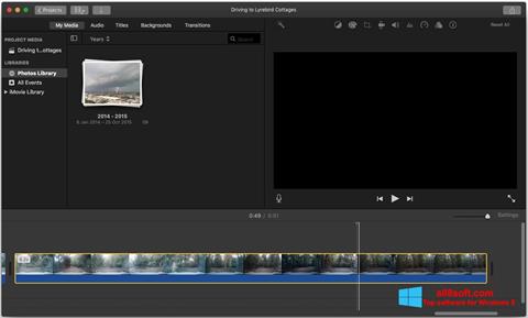 Screenshot iMovie für Windows 8