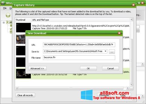 Screenshot Free Video Catcher für Windows 8