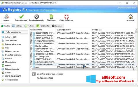 Screenshot Vit Registry Fix für Windows 8