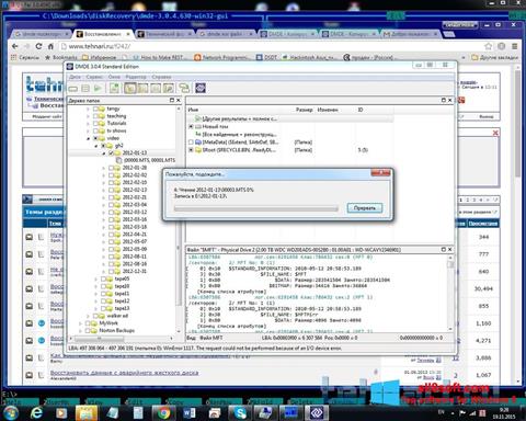 Screenshot DMDE für Windows 8