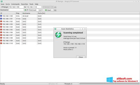 Screenshot Angry IP Scanner für Windows 8
