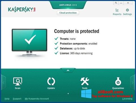 Screenshot Kaspersky AntiVirus für Windows 8