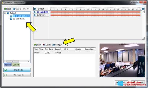 Screenshot D-ViewCam für Windows 8