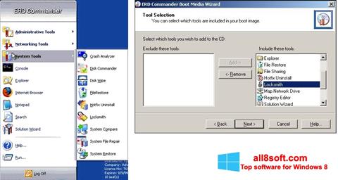 Screenshot ERD Commander für Windows 8