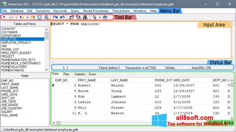Screenshot InterBase für Windows 8