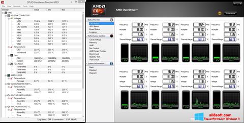 Screenshot AMD Overdrive für Windows 8
