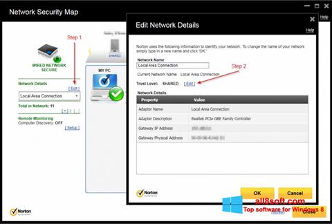 Screenshot Norton Internet Security für Windows 8