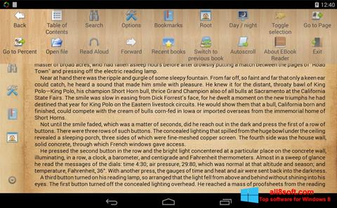 Screenshot Cool Reader für Windows 8