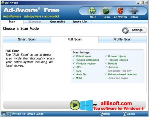 Screenshot Ad-Aware Free für Windows 8