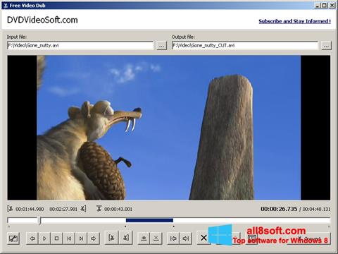Screenshot Free Video Dub für Windows 8