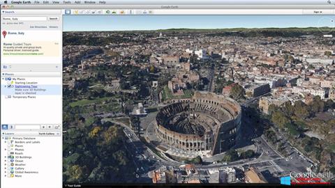 Screenshot Google Earth Pro für Windows 8