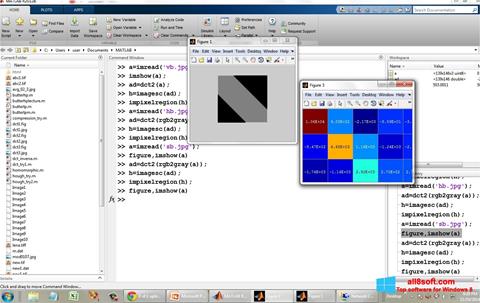 Screenshot MATLAB für Windows 8