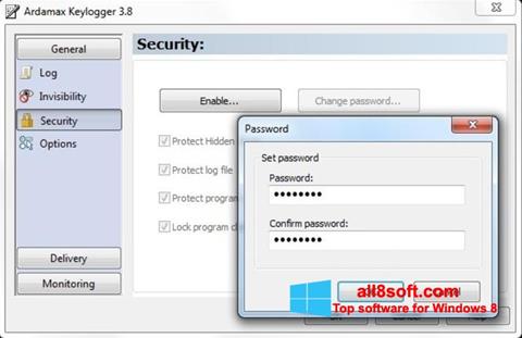 Screenshot Ardamax Keylogger für Windows 8