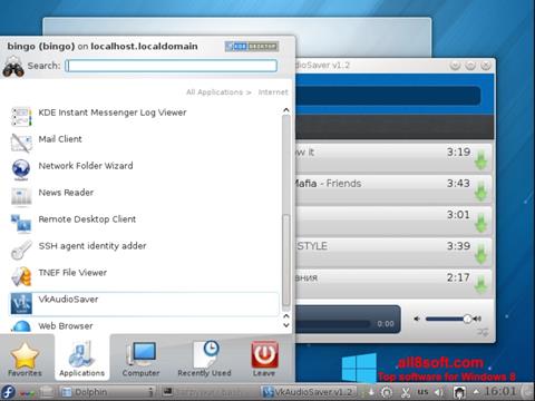 Screenshot VkAudioSaver für Windows 8