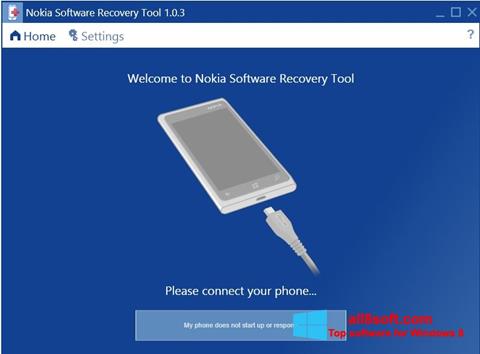 Screenshot Nokia Software Recovery Tool für Windows 8