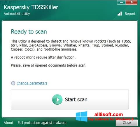 Screenshot Kaspersky TDSSKiller für Windows 8
